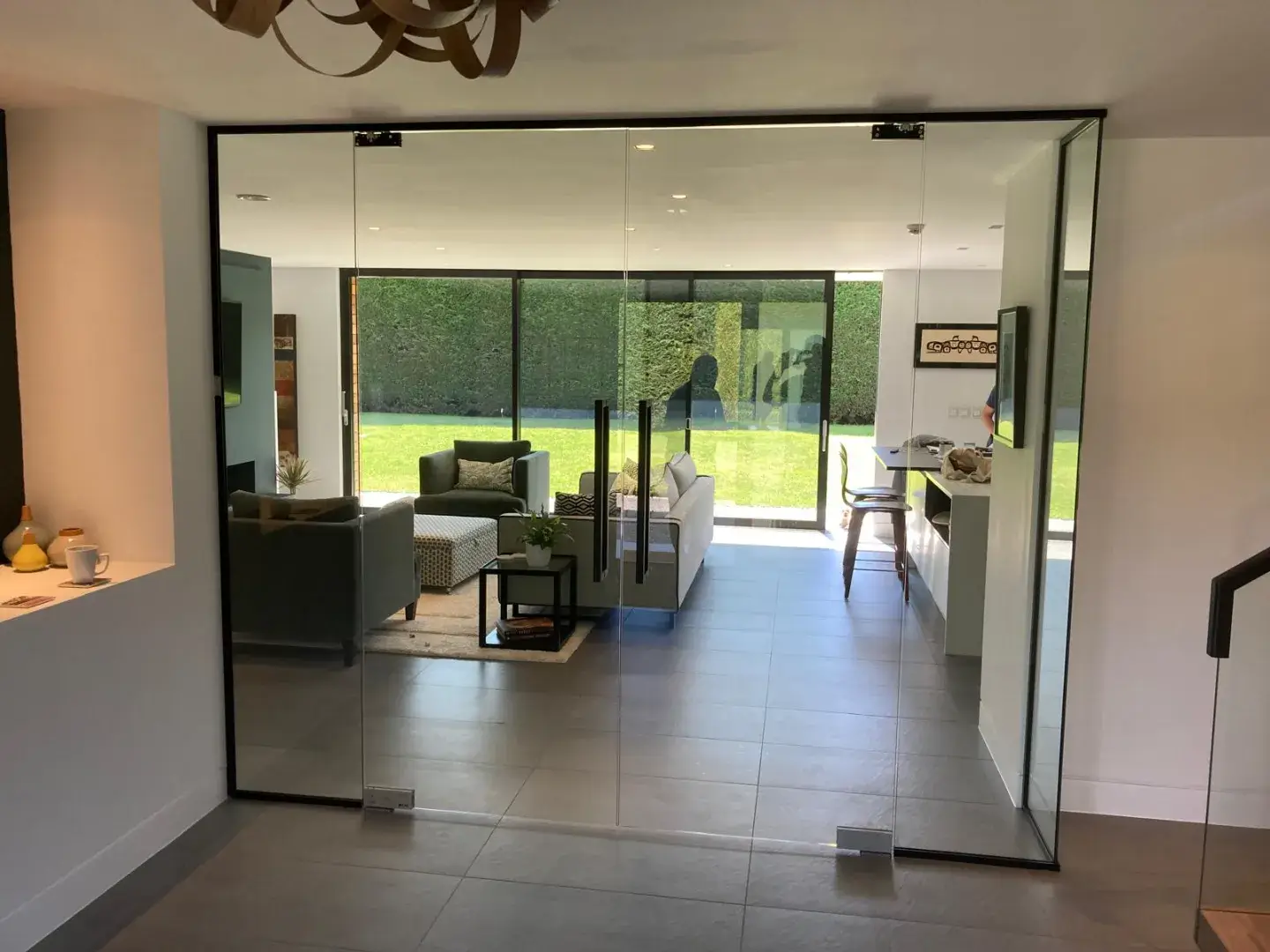 glass internal door